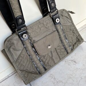 Roots Green Shoulder Bag Purse